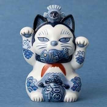 石黒亜矢子 瀬戸焼招き猫 3体 九谷焼皿3枚 系6点セット アコメヤ 石黒亜矢子 瀬戸焼招き猫 3体 九谷焼皿3枚 系6点セット アコメヤ